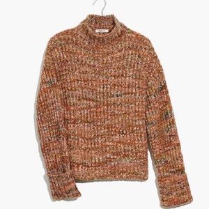 Madewell Rayner Mockneck Sweater - XXL - MARLED CIDER